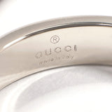 Gucci Ring K18 White Gold, Diamond Silver Icon print 12