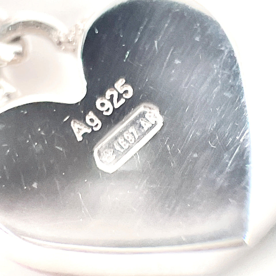 Gucci Pierce Silver925, Amethyst Silver heart