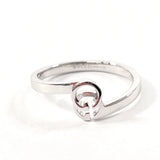 Gucci Ring K18 white gold Silver GG running
