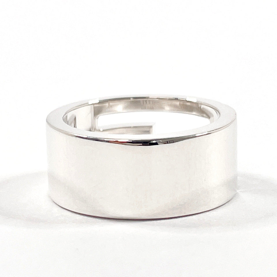 Gucci Ring Silver Silver Branded Cutout G 9