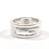Gucci Ring Silver Silver Branded Cutout G 9