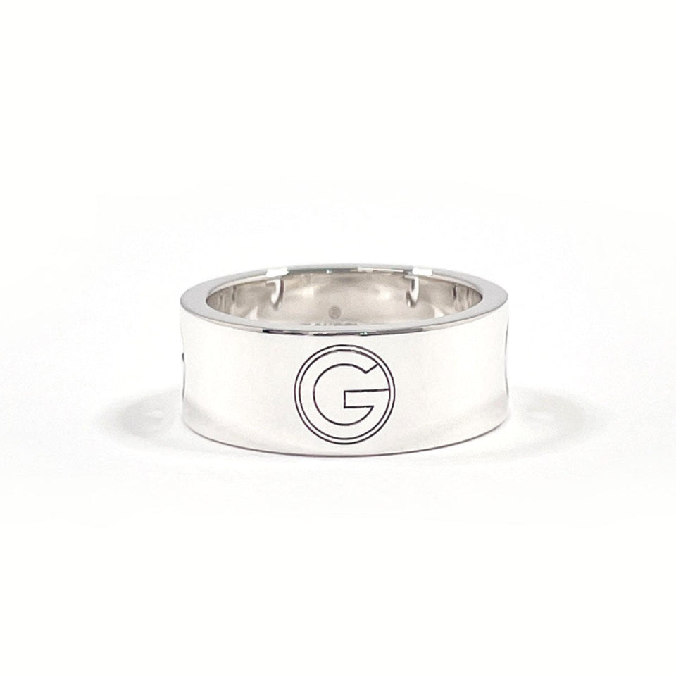 Gucci Ring Silver925 Silver logo cutout 16