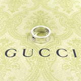 Gucci Ring Silver925 Silver logo cutout 16