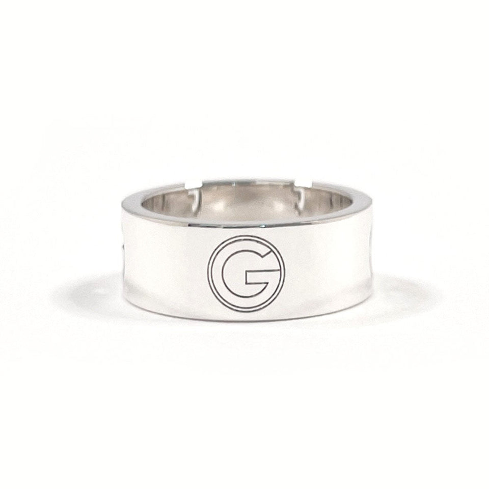 Gucci Ring Silver925 Silver logo cutout 16