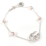 Gucci bracelet 527393 Silver925, Mother of Pearl Silver Double G