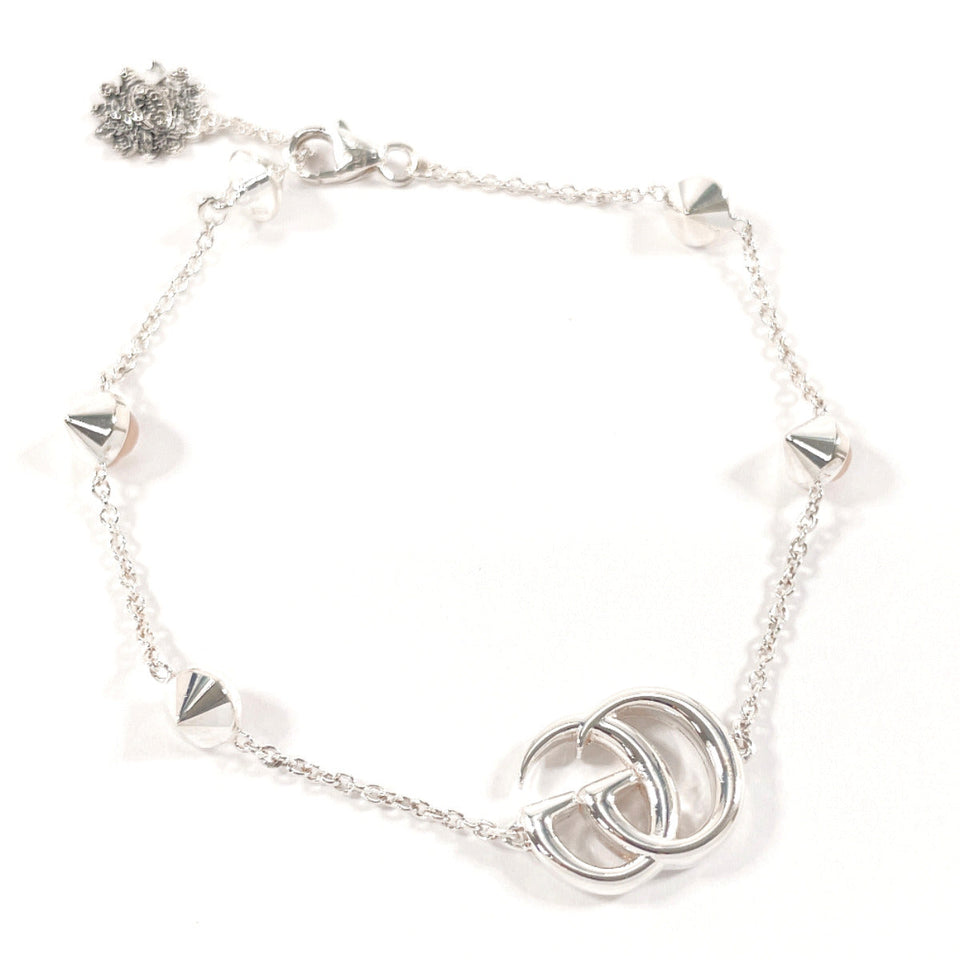 Gucci bracelet 527393 Silver925, Mother of Pearl Silver Double G