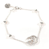 Gucci bracelet 527393 Silver925, Mother of Pearl Silver Double G
