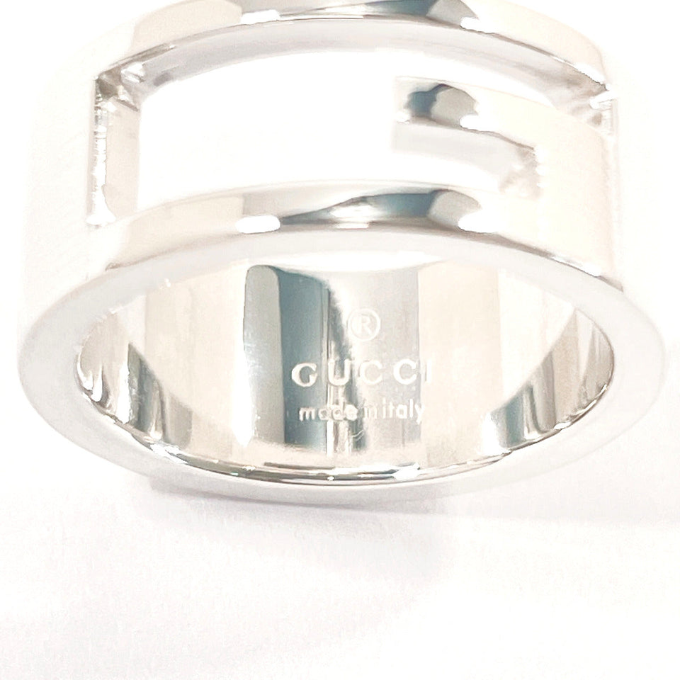 Gucci Ring Silver925 Silver Branded Cutout G 9
