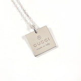 Gucci Necklace Silver925 Silver Square plate