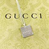 Gucci Necklace Silver925 Silver Square plate