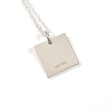 Gucci Necklace Silver925 Silver Square plate