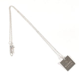 Gucci Necklace Silver925 Silver Square plate