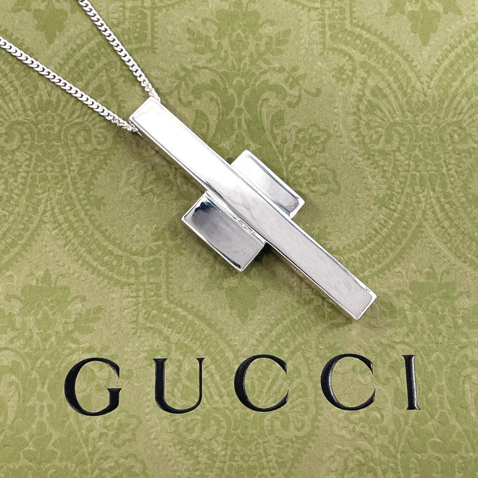 Gucci Necklace Silver925 Silver cross