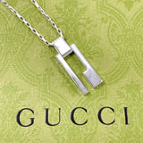 Gucci Necklace 145171 J8400 8106 Silver925 Silver G logo plate