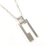 Gucci Necklace 145171 J8400 8106 Silver925 Silver G logo plate