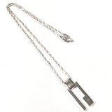 Gucci Necklace 145171 J8400 8106 Silver925 Silver G logo plate