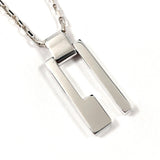Gucci Necklace 145171 J8400 8106 Silver925 Silver G logo plate