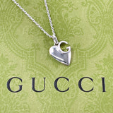 Gucci Necklace 233963 J8400 8106 Silver925 Silver G logo heart