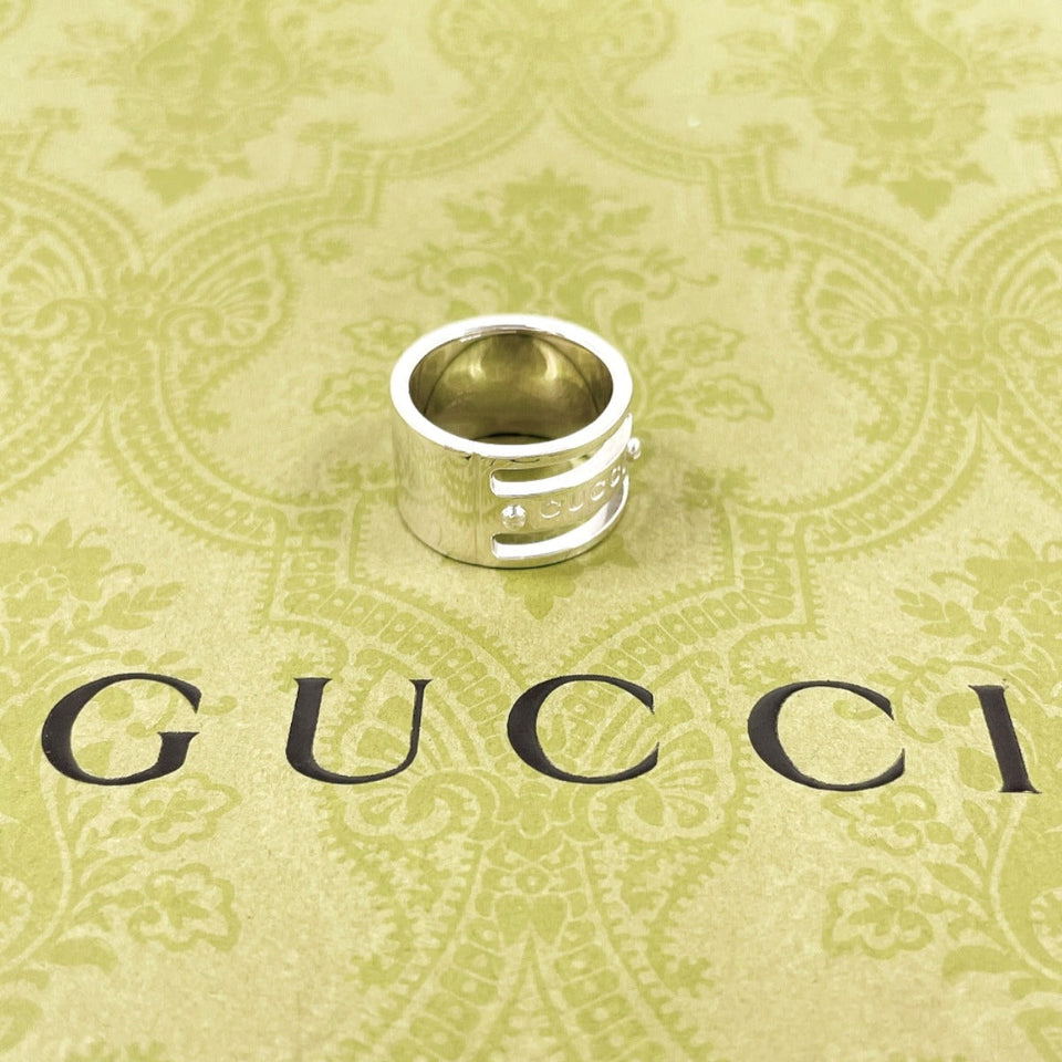Gucci Ring Silver925 Silver logo bis