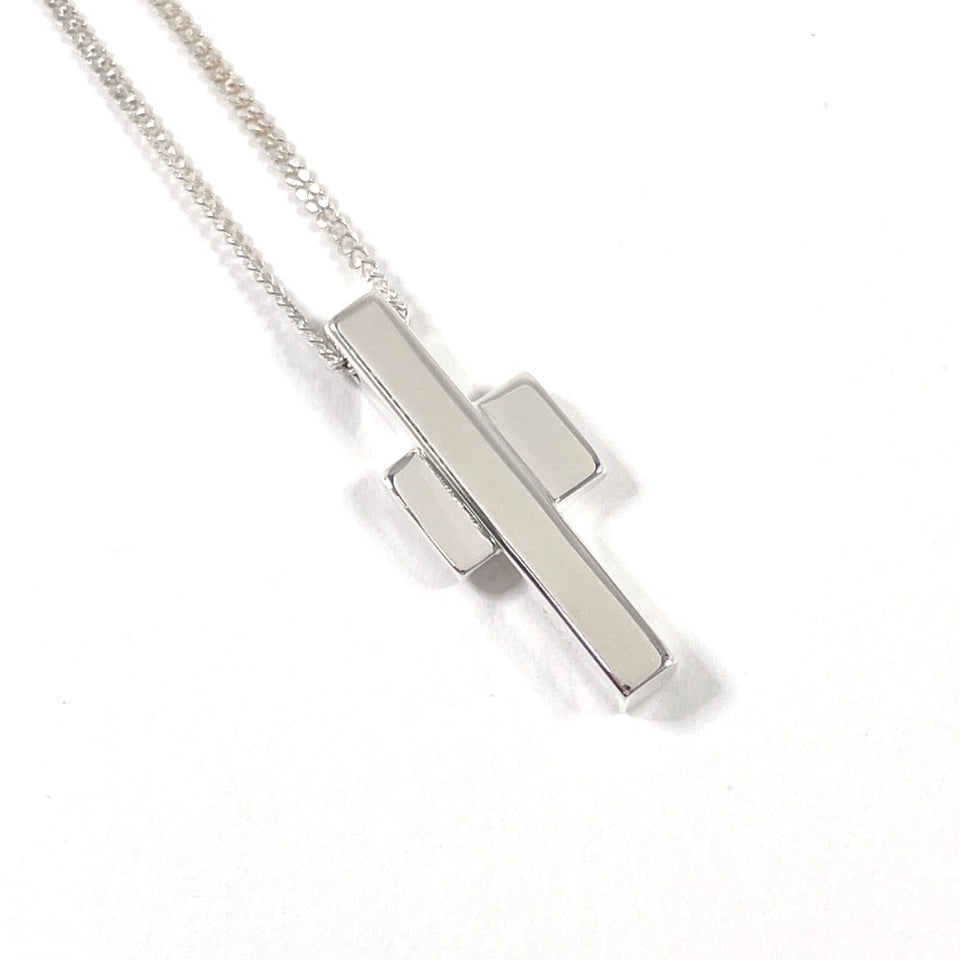 Gucci Necklace Silver925 Silver cross