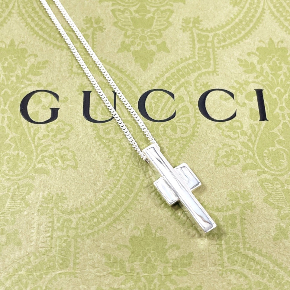 Gucci Necklace Silver925 Silver cross