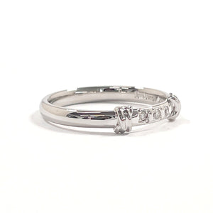 Burberrys Ring Pt900Platinum, Diamond Silver 12