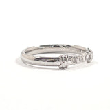 Burberrys Ring Pt900Platinum, Diamond Silver 12