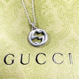 Gucci Necklace Silver925 Silver Interlocking G