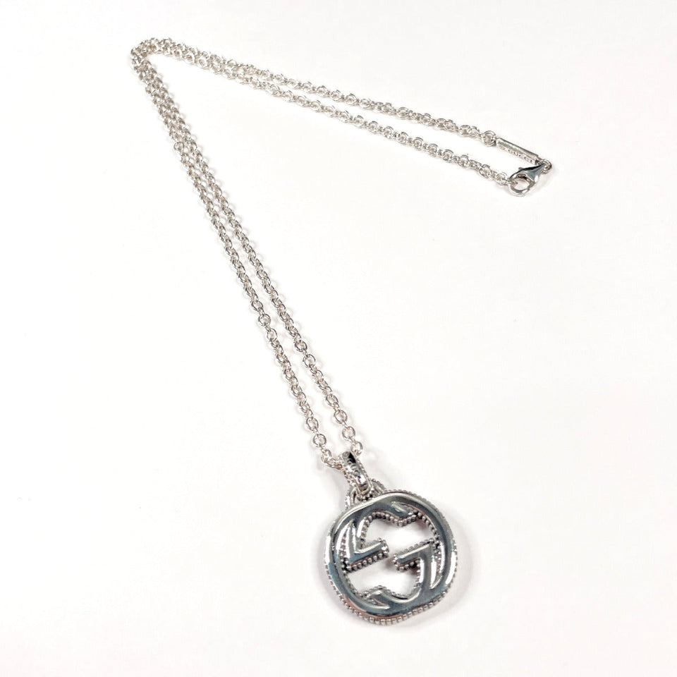 Gucci Necklace Silver925 Silver Interlocking G