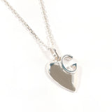 Gucci Necklace 233963 J8400 8106 Silver925 Silver G logo heart