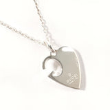 Gucci Necklace 233963 J8400 8106 Silver925 Silver G logo heart