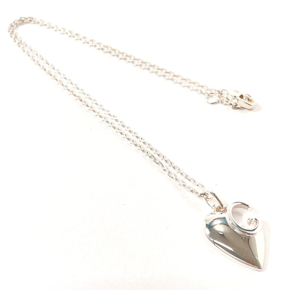 Gucci Necklace 233963 J8400 8106 Silver925 Silver G logo heart