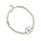Gucci bracelet Silver925 Silver Double G Chain 16