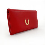 Gucci Long Wallet Purse 035ã»6416ã»1720ã»0 leather Red Horseshoe