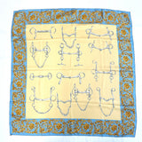 Gucci scarf Silk, 100% silk beige Horsebit