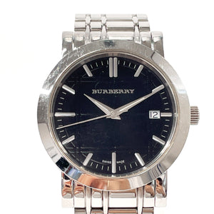 Burberry Watches Quartz BU1364 Stainless Steel Silver black dial