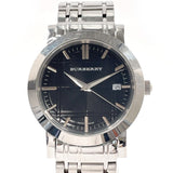 Burberry Watches Quartz BU1364 Stainless Steel Silver Heritage black dial