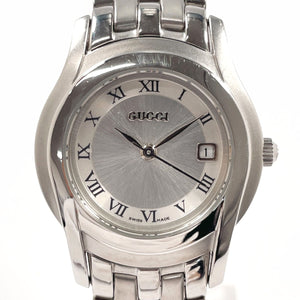 Gucci Watches Quartz 5500L Stainless Steel Silver Silver dial