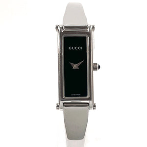 Gucci Watches Quartz 1500L Stainless Steel Silver black dial