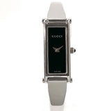 Gucci Watches Quartz 1500L Stainless Steel Silver black dial