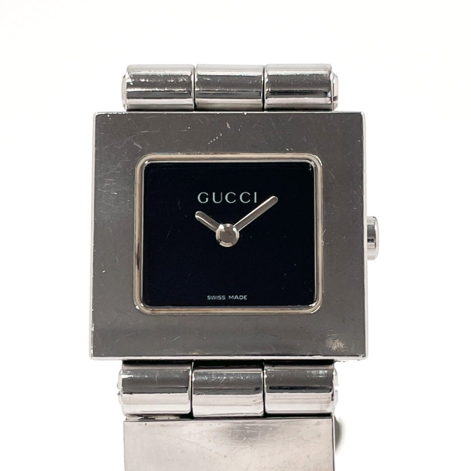 Gucci Watches Quartz 600L Stainless Steel Silver black dial