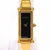 Gucci Watches Quartz 1500L Stainless Steel gold black dial