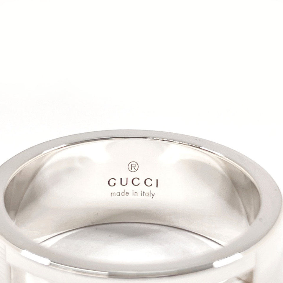 Gucci Ring Silver925 Silver Branded Cutout G 19