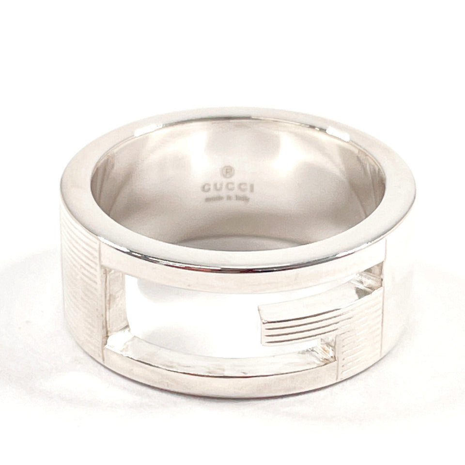 Gucci Ring Silver925 Silver Branded Cutout G 10
