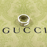Gucci Ring Silver925 Silver Branded Cutout G 10