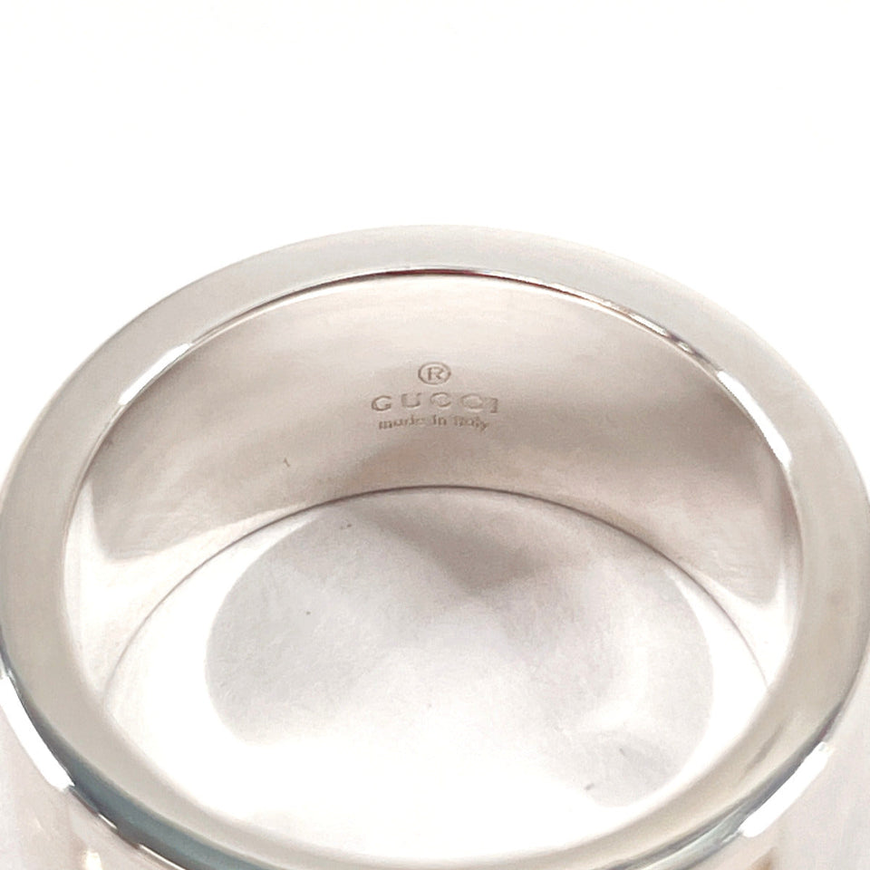 Gucci Ring Silver925 Silver Branded Cutout G 10