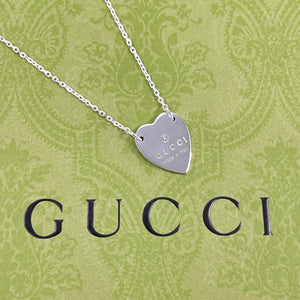 Gucci Necklace 223512 J8400 8106 Silver925 Silver  Heart