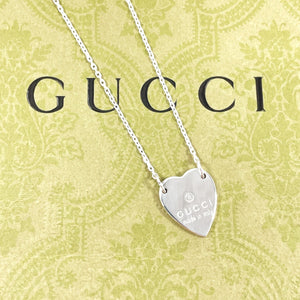 Gucci Necklace 223512 J8400 8106 Silver925 Silver  Heart