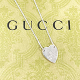Gucci Necklace 223512 J8400 8106 Silver925 Silver  Heart