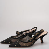 Christian Dior J'ADior Slingback Pumps in Black EU 41